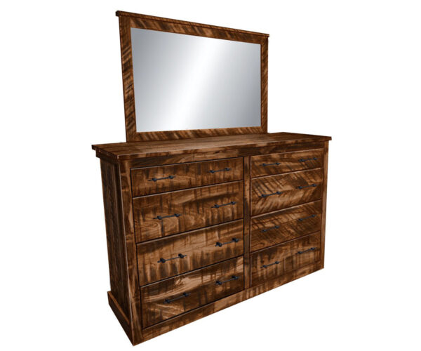 8-Drawer Dresser with Mirror